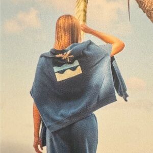 Saltwater LUXE Blue Women's Sweater